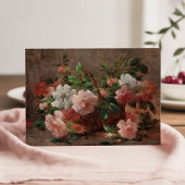 Ein Korb mit Rose | Eugene Petit Karte