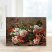 Ein Korb mit Rose | Eugene Petit Karte