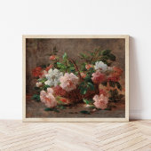 Ein Korb mit Rose | Eugene Petit Poster