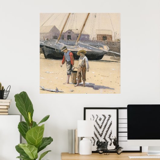 Ein Korb von Clams Poster (Heimbüro)