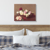 Ein Korb von Rose, 1890 Leinwanddruck (Insitu (Schlafzimmer))