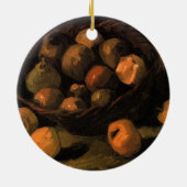 Ein Körbchen Äpfel von Vincent van Gogh Keramikornament (Hinten)