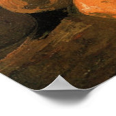 Ein Körbchen Äpfel von Vincent van Gogh Poster (Ecke)