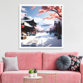 Ein koreanischer Winter Leinwanddruck (Insitu (Wohnzimmer))