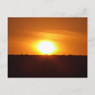 Ein kornischer Sonnenuntergang Postkarte