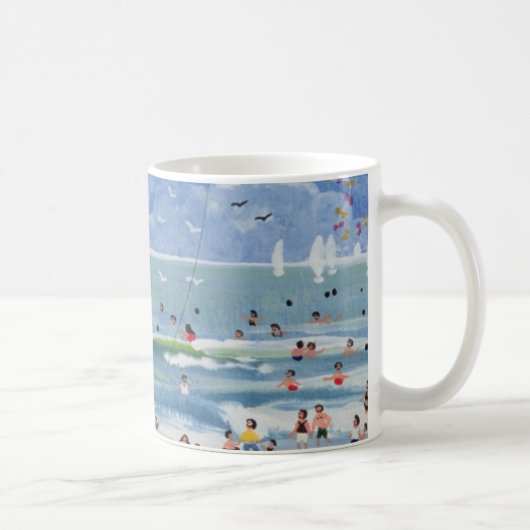 Ein kornischer Strand Kaffeetasse (Rechts)