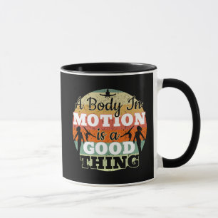 Ein Körper in Bewegung - Mädchen Gymnastik Mindset Tasse