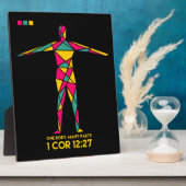 Ein Körper viele Teile Kubismus (1 Korinther 12:27 Fotoplatte (Seite)