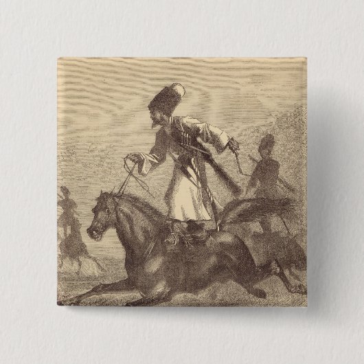 Ein Kosakenreiter Button (Vorderseite)