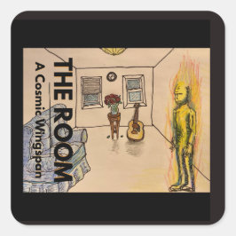 Ein kosmischer Flügelspann "The Room" Aufkleber