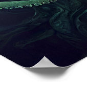 Ein kosmischer Horror Portal Cthulhu Poster (Ecke)