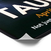 Ein kosmisches Taurus Bull Zodiac Poster (Ecke)