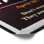 Ein kosmisches Taurus Bull Zodiac Poster (Ecke)