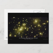 Ein kosmisches Wunderglas - Hubble-Weltraumtelesko Postkarte (Vorne/Hinten)