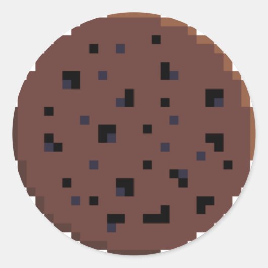 Ein kostenloses Cookie | Pixel Art Sticker (Vorderseite)