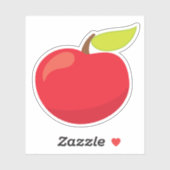 Ein köstlicher Apple Aufkleber (Blatt)