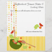 ein köstlicher Salat Flyer (Vorne)