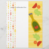 ein köstlicher Salat Flyer (Hinten)