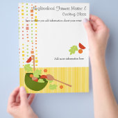 ein köstlicher Salat Flyer (Hand)