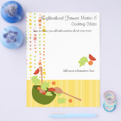 ein köstlicher Salat Flyer (Einzeln)