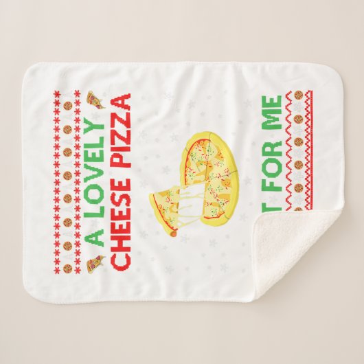 Ein köstliches Pizzeria Shirt Alone Funny Kevin X- Sherpadecke (Vorderseite (Horizontal))