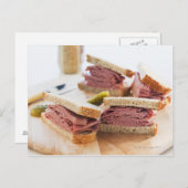 Ein köstliches Sandwich Postkarte (Vorne/Hinten)