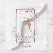 Ein köstliches Weinlabel aus Party Weinetikett (Einzelnes Label)