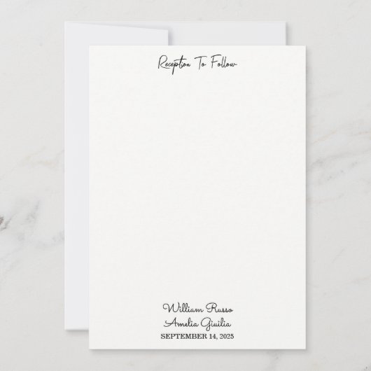 Ein Kostüm Männer Erwachsene Tuxedo kühne Schwarze Einladung (Rückseite)