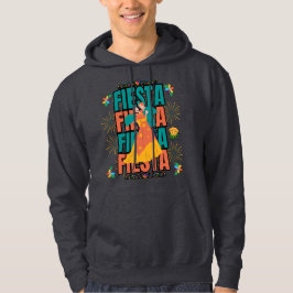 Ein kraftvolles Design mit den Worten Fiesta Hoodie