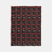 Ein Krampus WeihnachtsParty Fleecedecke (Vorderseite)