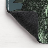 Ein kranker Wind brennt | der Drache durch Mousepad (Ecke)
