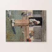 Ein krankes Huhn | Winslow Homer Puzzle (Horizontal)