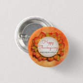 Ein Kranz der Herbstlaub Button (Vorne & Hinten)