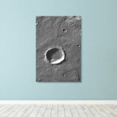 Ein Krater auf Mars Leinwanddruck (Insitu (Holzboden))