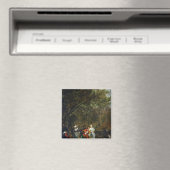 Ein Kräutermarkt in Amsterdam Magnet (In Situ (Geschirrspüler))