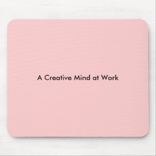 Ein kreativer Verstand bei der Arbeit Mousepad