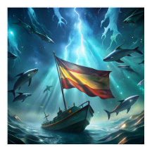 Ein kreatives Bild für Ihr Poster Spanisch