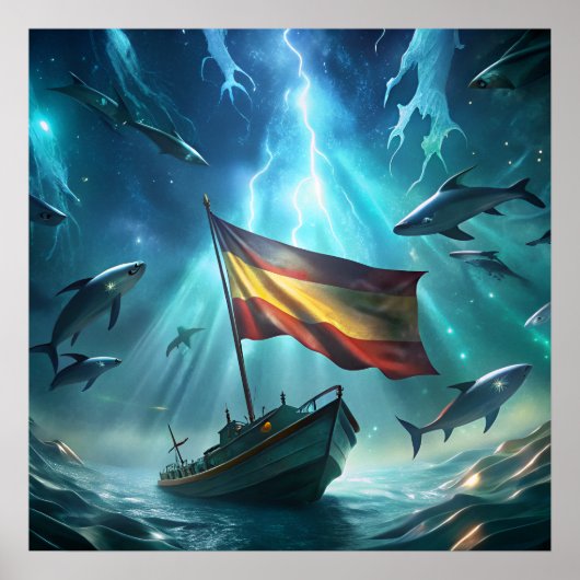 Ein kreatives Bild für Ihr Poster Spanisch (Vorne)