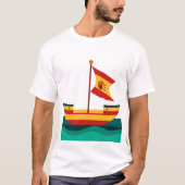 Ein kreatives T'Shirt für Spanien T-Shirt (Vorderseite)