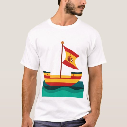 Ein kreatives T'Shirt für Spanien T-Shirt (Vorderseite)