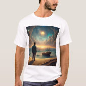 Ein kreatives T'Shirt mit Blick auf Meer und Meer T-Shirt (Vorderseite)