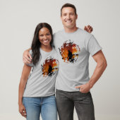 Ein Kreis der Flammen T-Shirt (Unisex)