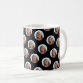Ein Kreisbild mit Schwarz Kaffeetasse (VorderseiteRechts)