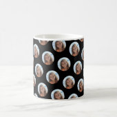 Ein Kreisbild mit Schwarz Kaffeetasse (Mittel)