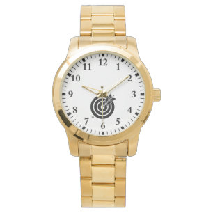 ein kreisförmiger Pfeil Armbanduhr