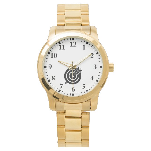 ein kreisförmiger Pfeil Armbanduhr (Vorderseite)