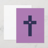 Ein Kreuz mit Herz (Vorne/Hinten)