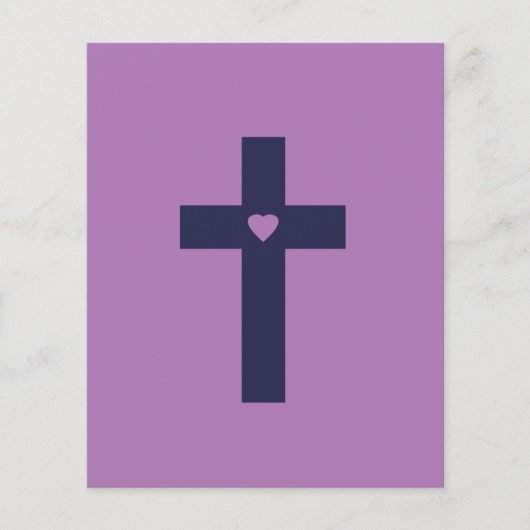 Ein Kreuz mit Herz (Vorderseite)