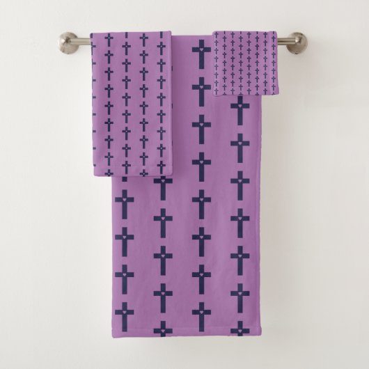 Ein Kreuz mit Herz Badhandtuch Set (Insitu)