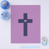 Ein Kreuz mit Herz Heilige Liebeskunst Flyer (Einzeln)